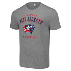 NHL Columbus Blue Jackets Starter Logo T-Shirt - Heather Gray