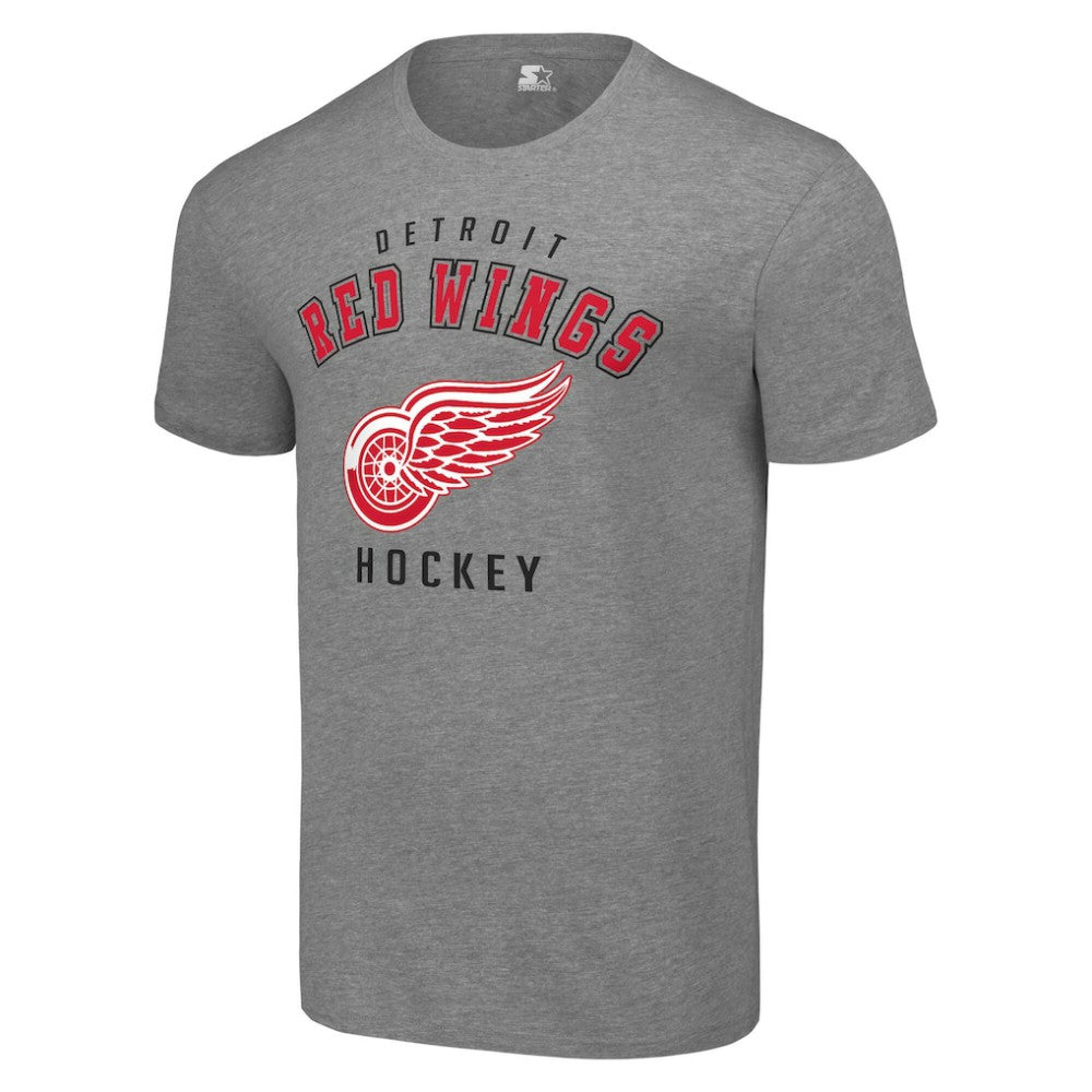 NHL Detroit Red Wings Starter Logo T-Shirt - Heather Gray