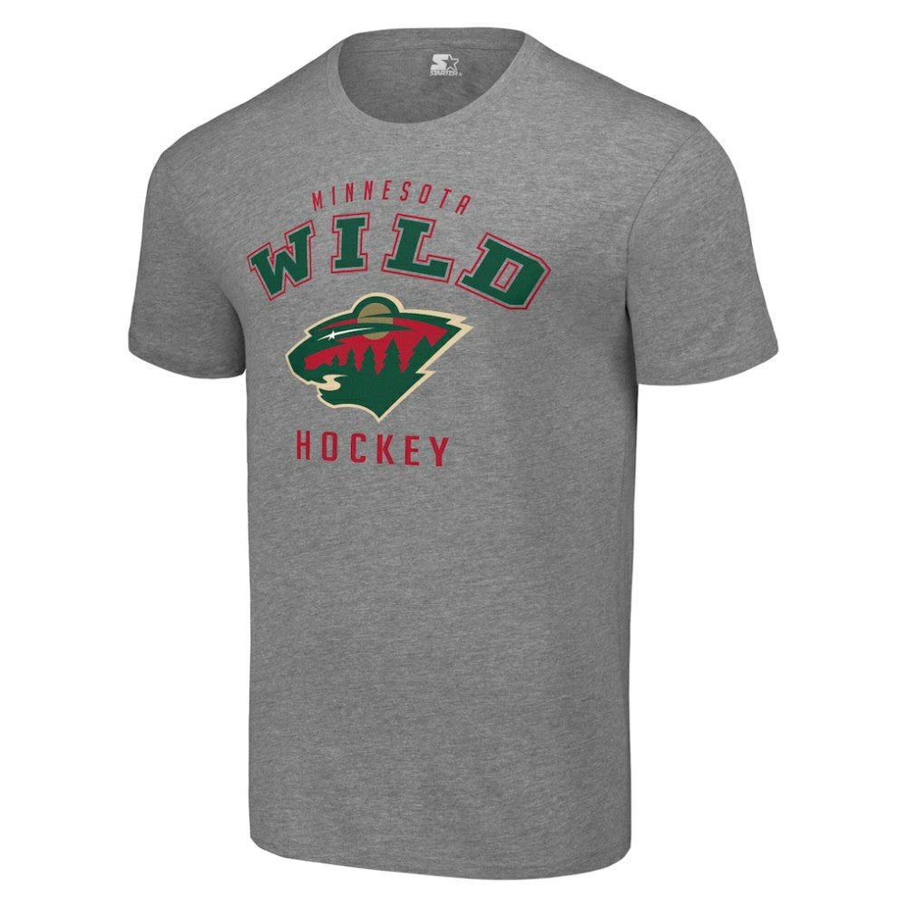 NHL Minnesota Wild Starter Logo T-Shirt - Heather Gray