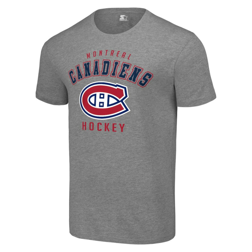 NHL Montreal Canadiens Starter Logo T-Shirt - Heather Gray