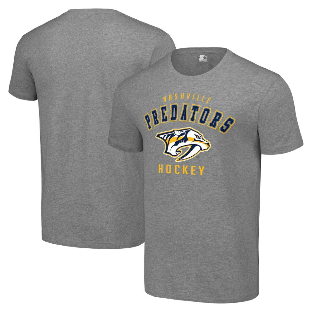 NHL Nashville Predators Starter Logo T-Shirt - Heather Gray
