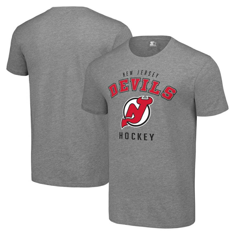 NHL New Jersey Devils Starter Logo T-Shirt - Heather Gray