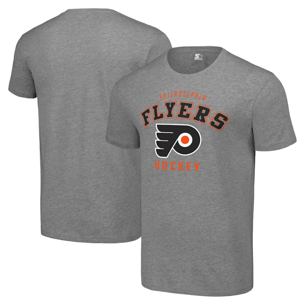NHL Philadelphia Flyers Starter Logo T-Shirt - Heather Gray