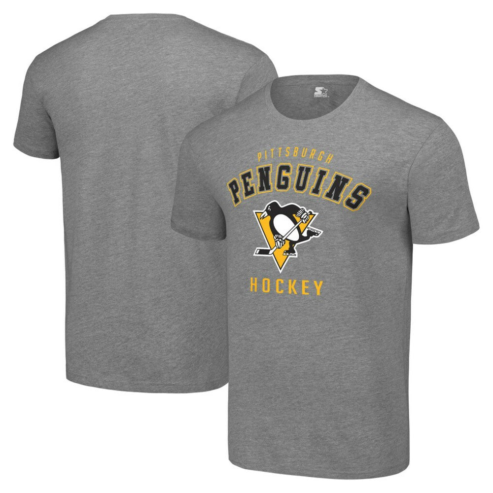NHL Pittsburgh Penguins Starter Logo T-Shirt - Heather Gray