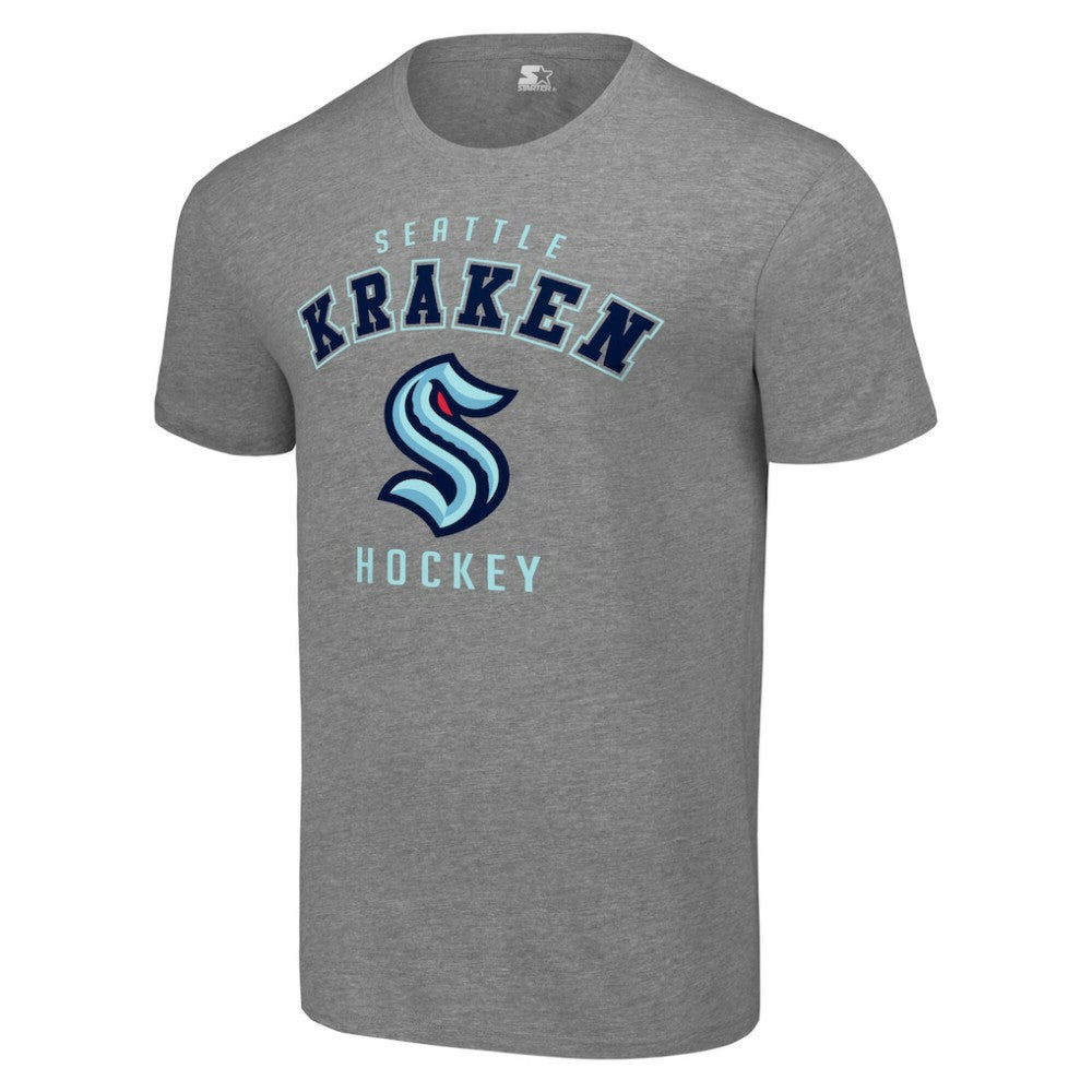 NHL Seattle Kraken Starter Logo T-Shirt - Heather Gray