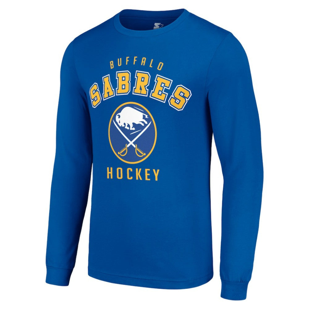 NHL Buffalo Sabres Starter Logo Long Sleeve T-Shirt - Royal