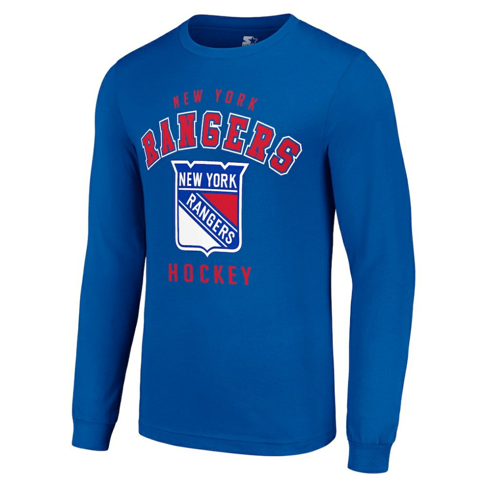 NHL New York Rangers Starter Logo Long Sleeve T-Shirt - Royal