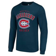 NHL Montreal Canadiens Starter Logo Long Sleeve T-Shirt - Navy
