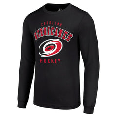 NHL Carolina Hurricanes Starter Logo Long Sleeve T-Shirt - Black