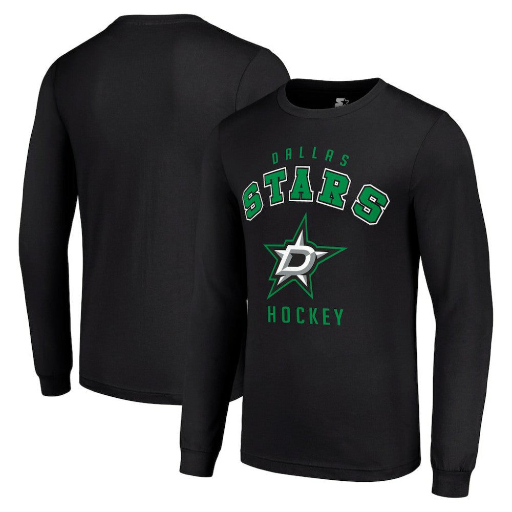 NHL Dallas Stars Starter Logo Long Sleeve T-Shirt - Black
