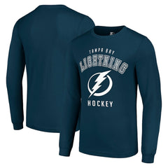 NHL Tampa Bay Lightning Starter Logo Long Sleeve T-Shirt - Navy