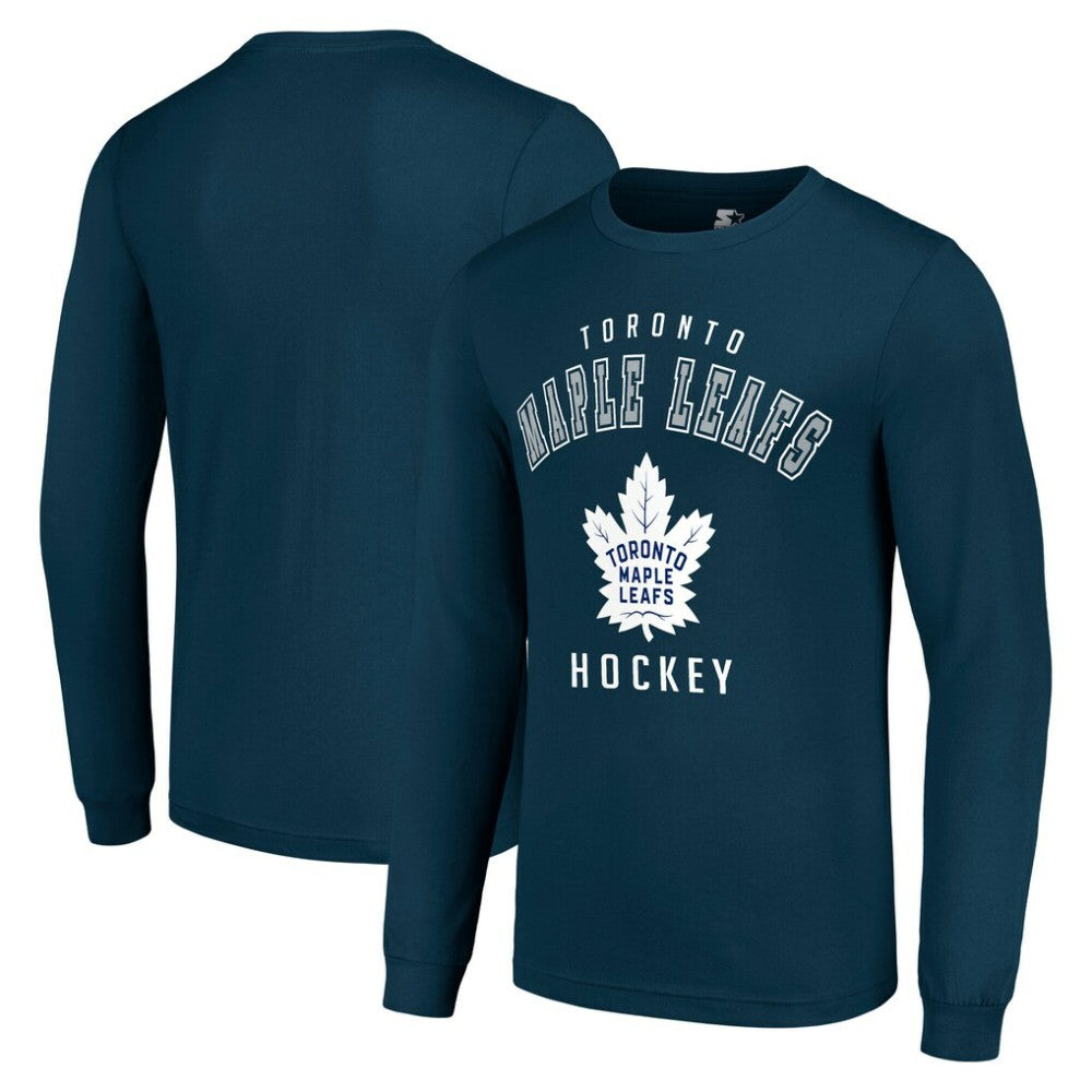 NHL Toronto Maple Leafs Starter Logo Long Sleeve T-Shirt - Navy