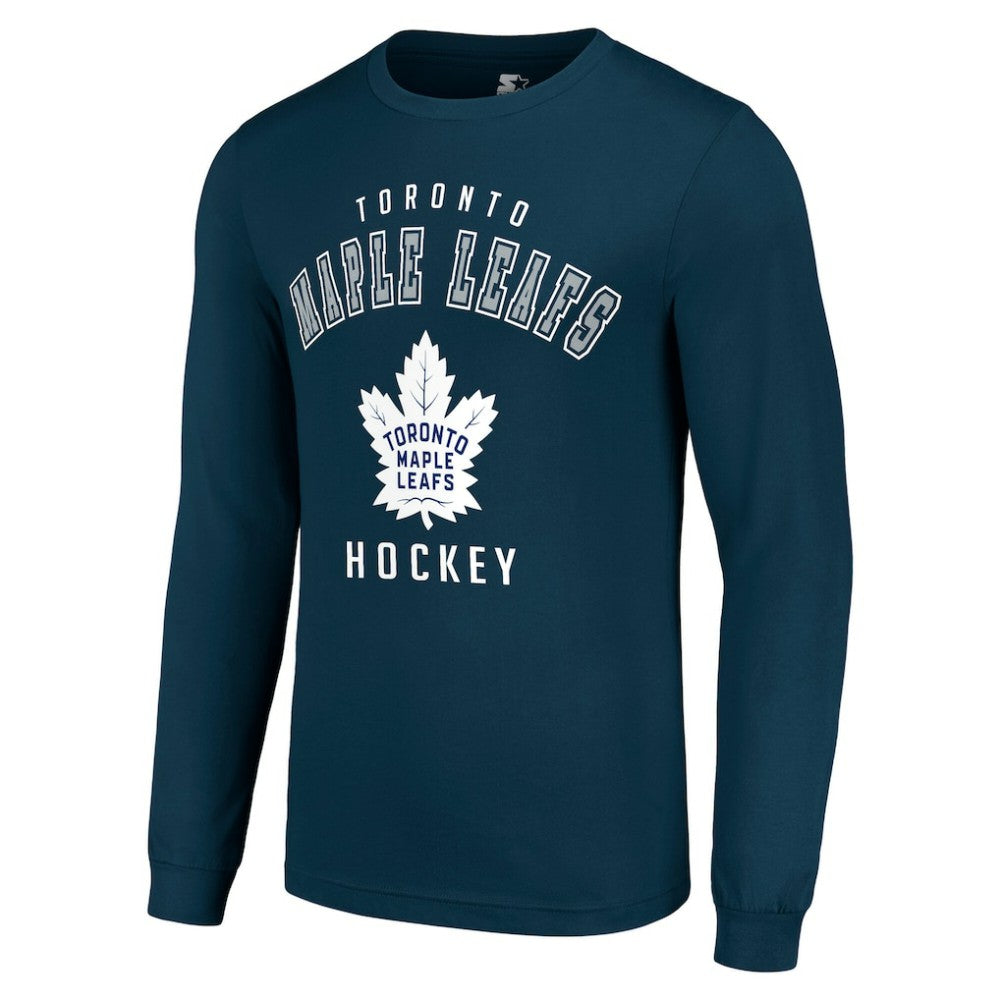 NHL Toronto Maple Leafs Starter Logo Long Sleeve T-Shirt - Navy