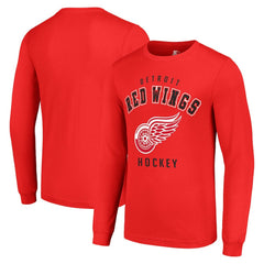 NHL Detroit Red Wings Starter Logo Long Sleeve T-Shirt - Red