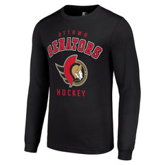 NHL Ottawa Senators Starter Logo Long Sleeve T-Shirt - Black
