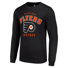 NHL Philadelphia Flyers Starter Logo Long Sleeve T-Shirt - Black