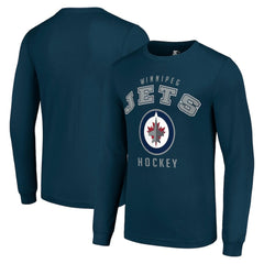 NHL Winnipeg Jets Starter Logo Long Sleeve T-Shirt - Navy