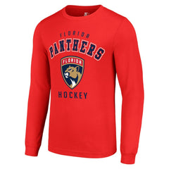 NHL Florida Panthers Starter Logo Long Sleeve T-Shirt - Red