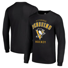 NHL Pittsburgh Penguins Starter Logo Long Sleeve T-Shirt - Black