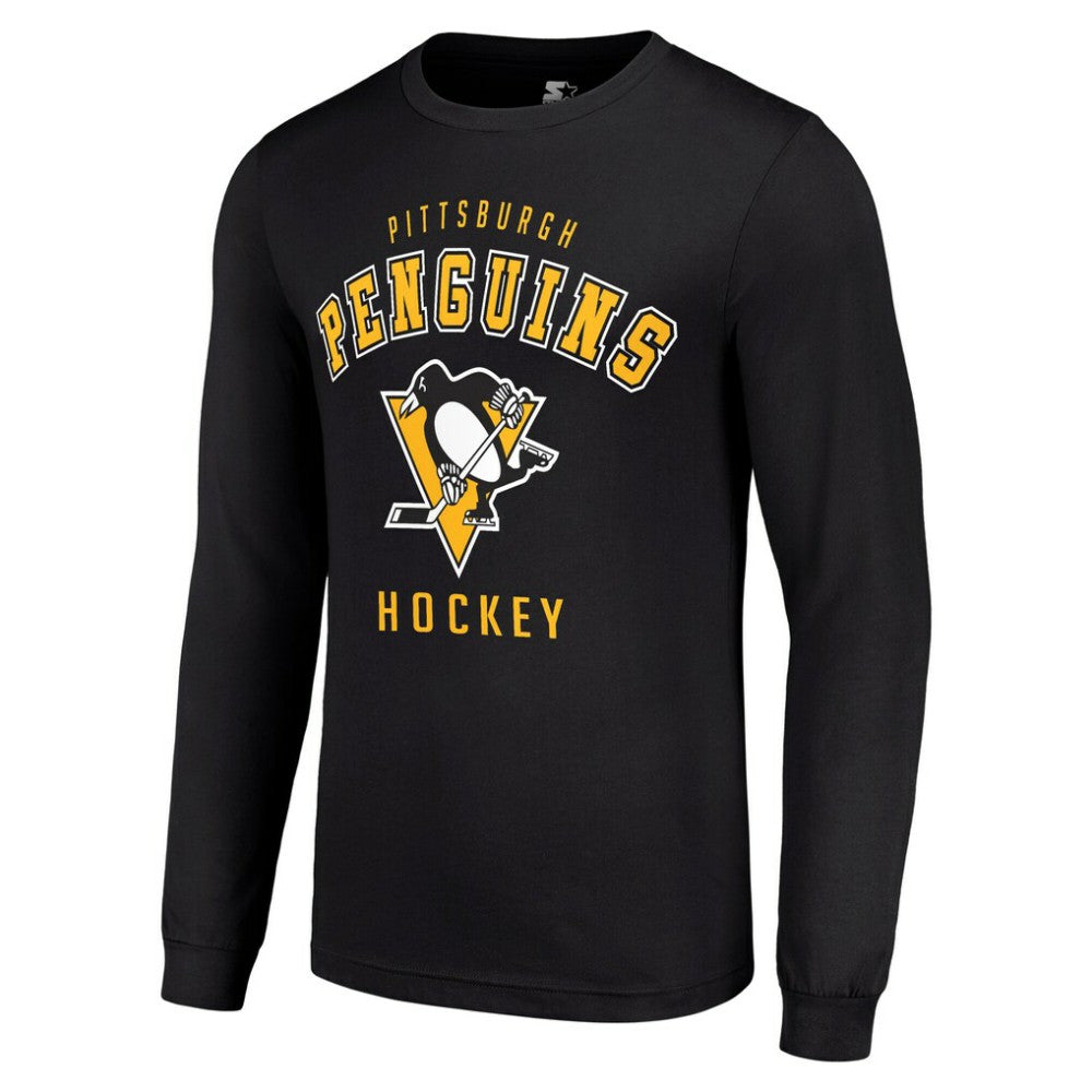NHL Pittsburgh Penguins Starter Logo Long Sleeve T-Shirt - Black