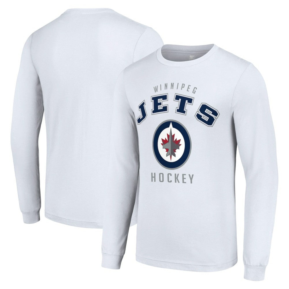 NHL Winnipeg Jets Starter Logo Long Sleeve T-Shirt - White