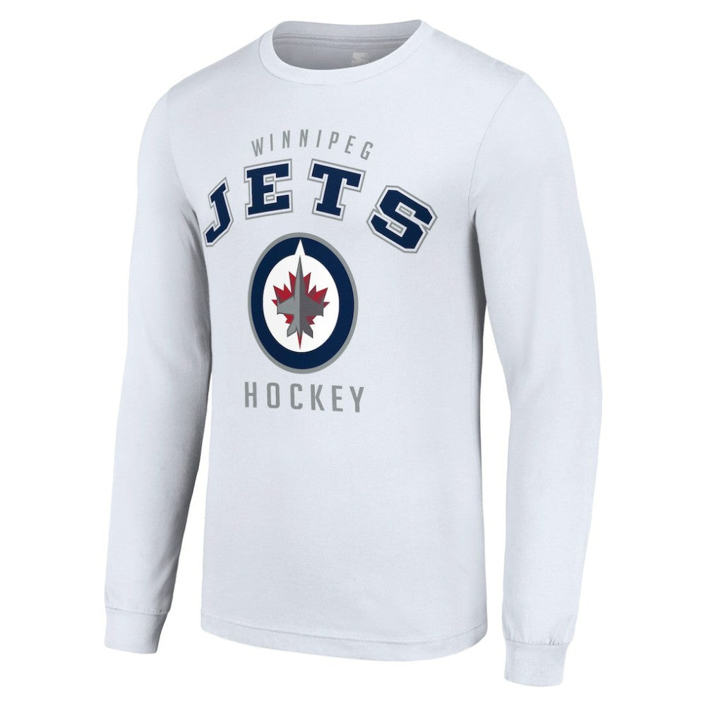 NHL Winnipeg Jets Starter Logo Long Sleeve T-Shirt - White