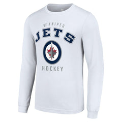 NHL Winnipeg Jets Starter Logo Long Sleeve T-Shirt - White