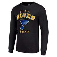 NHL St. Louis Blues Starter Logo Long Sleeve T-Shirt - Black