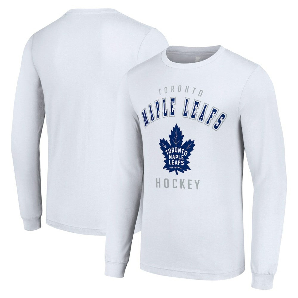 NHL Toronto Maple Leafs Starter Logo Long Sleeve T-Shirt - White