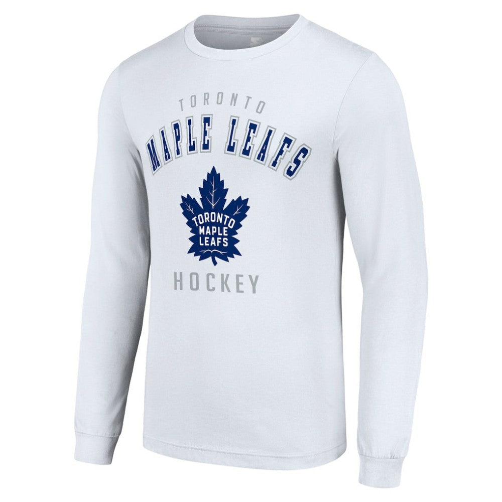 NHL Toronto Maple Leafs Starter Logo Long Sleeve T-Shirt - White