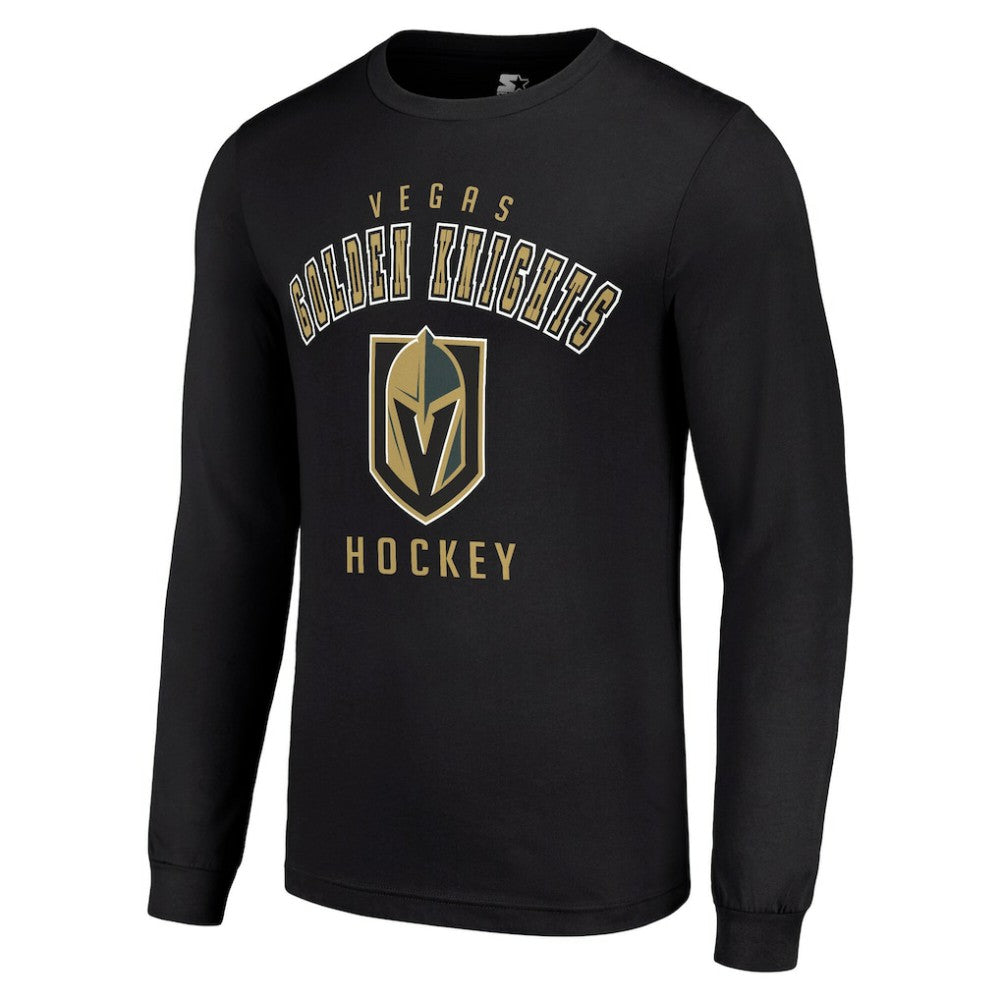 NHL Vegas Golden Knights Starter Logo Long Sleeve T-Shirt - Black