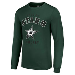 NHL Dallas Stars Starter Logo Long Sleeve T-Shirt - Military Green