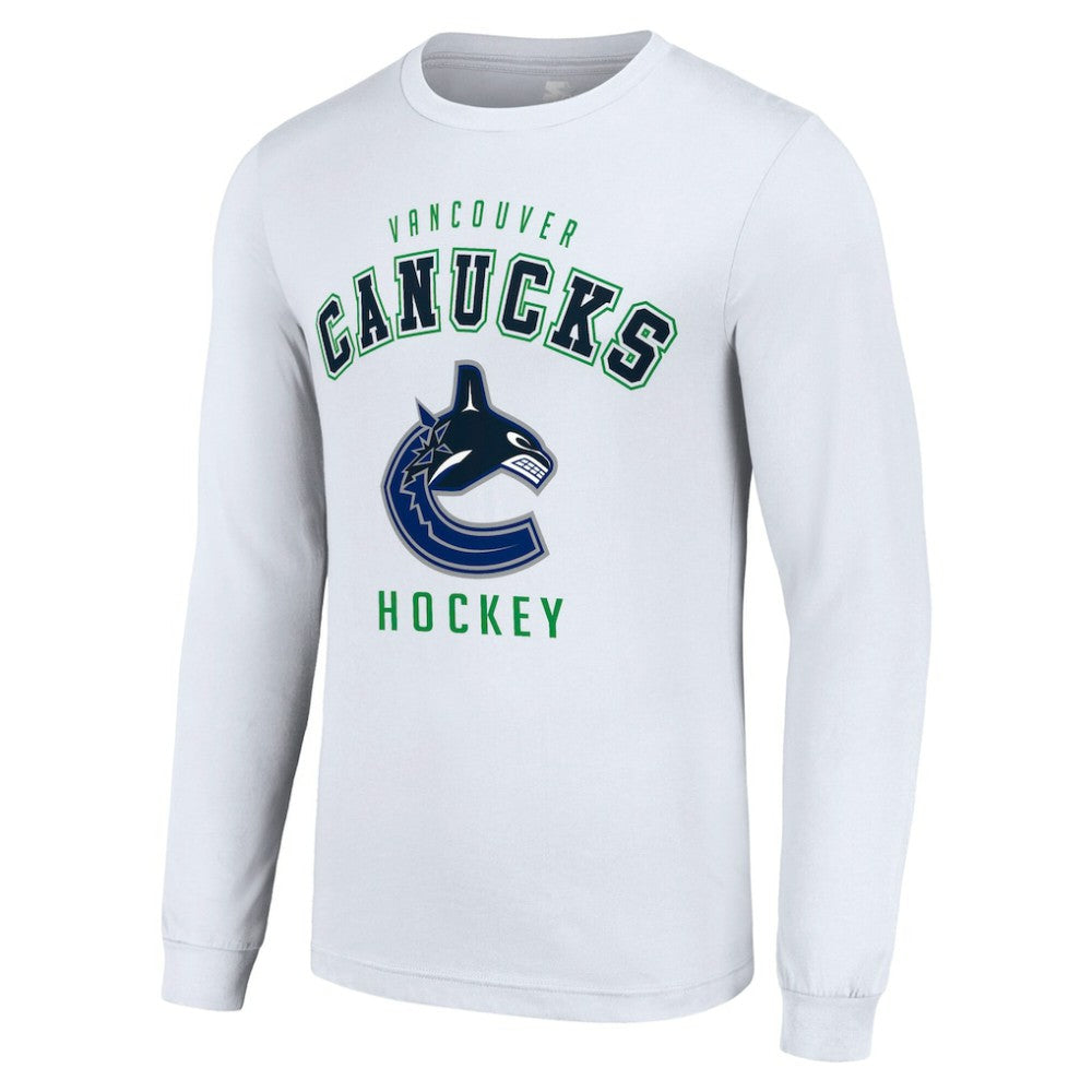 NHL Vancouver Canucks Starter Logo Long Sleeve T-Shirt - White