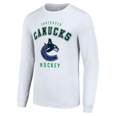 NHL Vancouver Canucks Starter Logo Long Sleeve T-Shirt - White