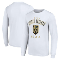 NHL Vegas Golden Knights Starter Logo Long Sleeve T-Shirt - White