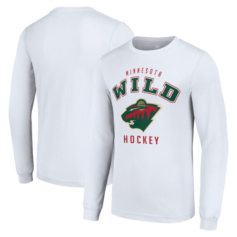 NHL Minnesota Wild Starter Logo Long Sleeve T-Shirt - White