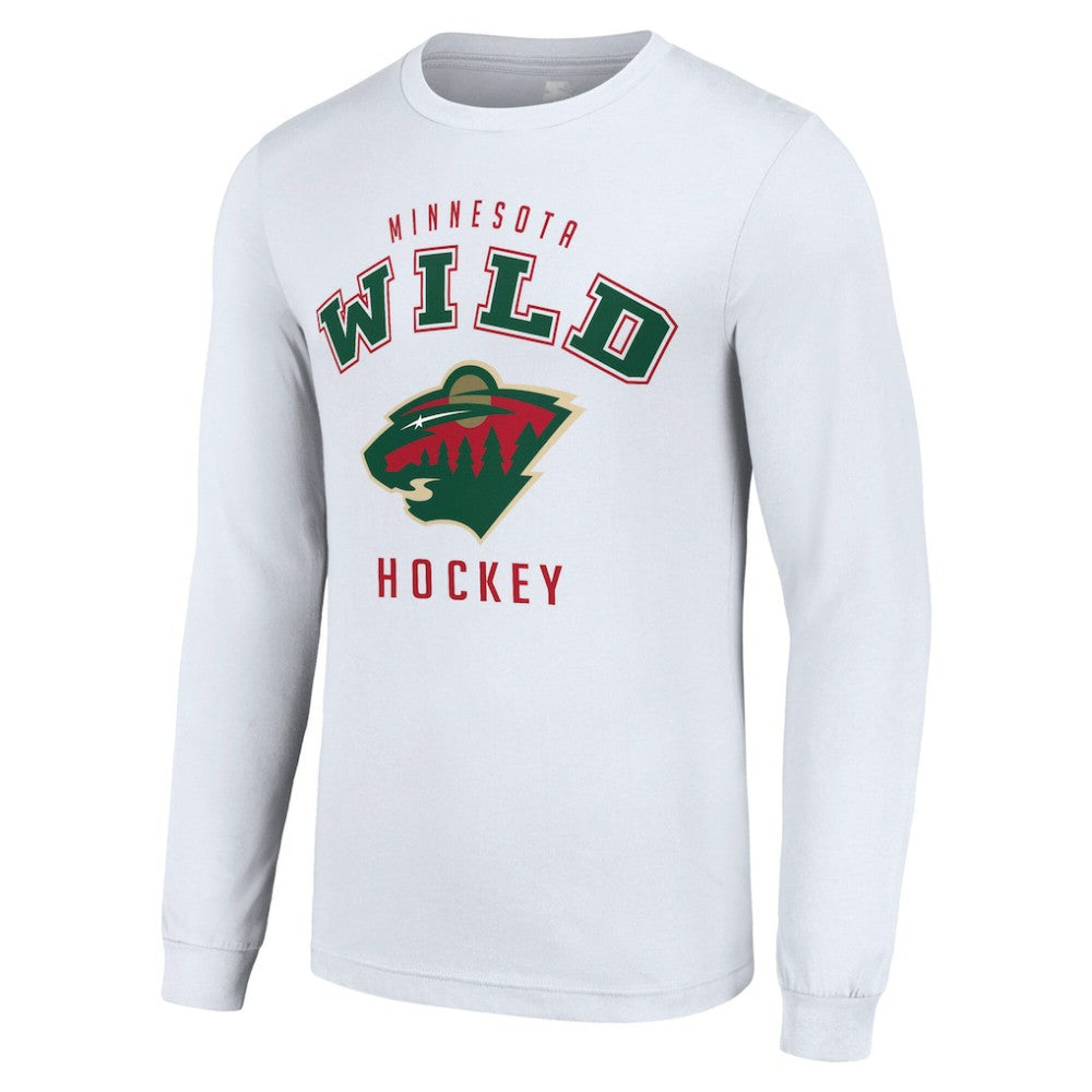 NHL Minnesota Wild Starter Logo Long Sleeve T-Shirt - White