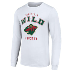 NHL Minnesota Wild Starter Logo Long Sleeve T-Shirt - White