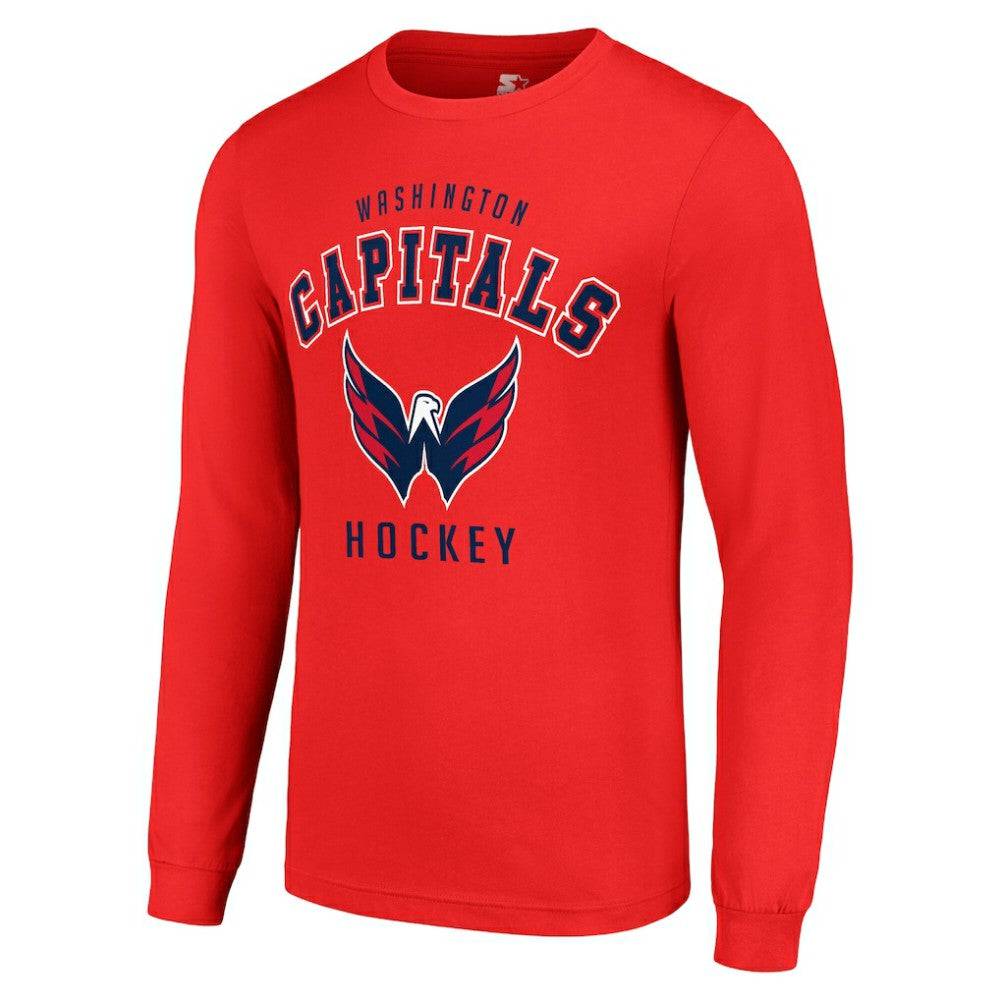 NHL Washington Capitals Starter Logo Long Sleeve T-Shirt - Red