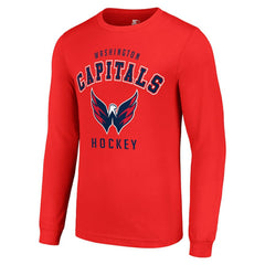 NHL Washington Capitals Starter Logo Long Sleeve T-Shirt - Red