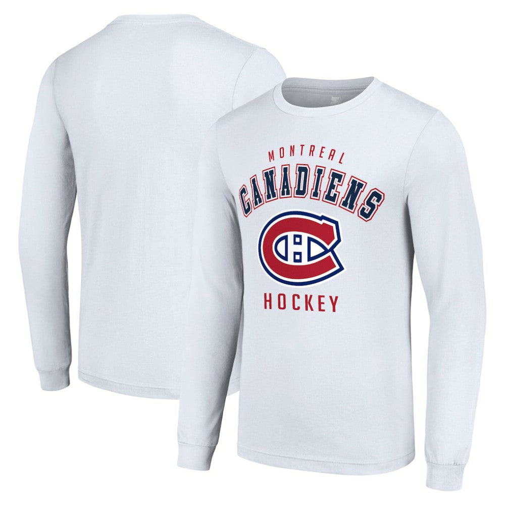 NHL Montreal Canadiens Starter Logo Long Sleeve T-Shirt - White