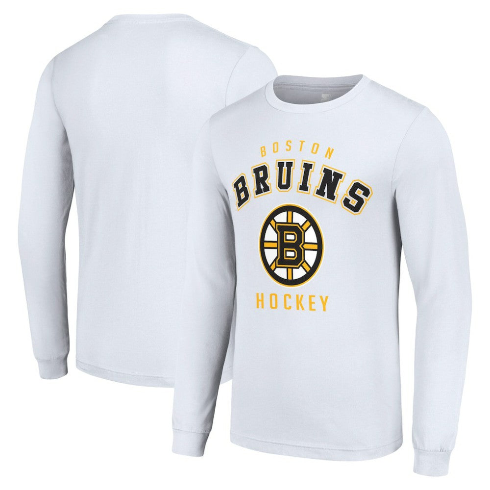 NHL Boston Bruins Starter Logo Long Sleeve T-Shirt - White