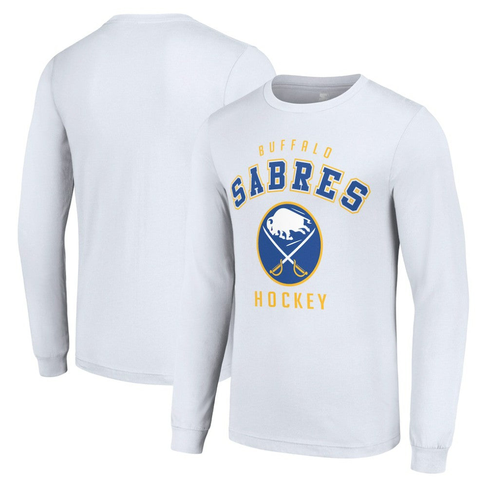 NHL Buffalo Sabres Starter Logo Long Sleeve T-Shirt - White