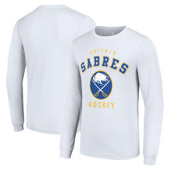 NHL Buffalo Sabres Starter Logo Long Sleeve T-Shirt - White
