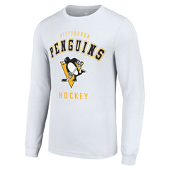 NHL Pittsburgh Penguins Starter Logo Long Sleeve T-Shirt - White