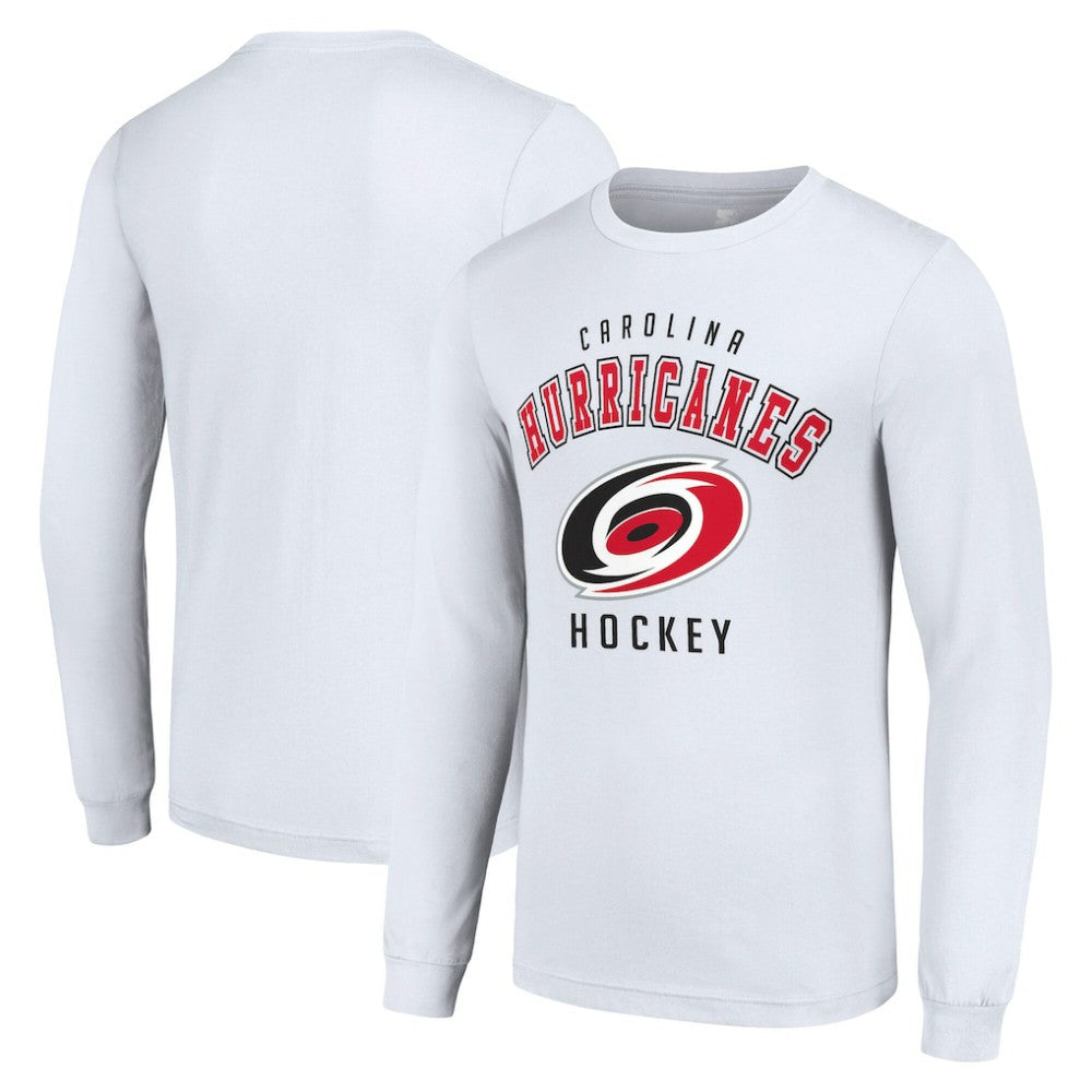 NHL Carolina Hurricanes Starter Logo Long Sleeve T-Shirt - White
