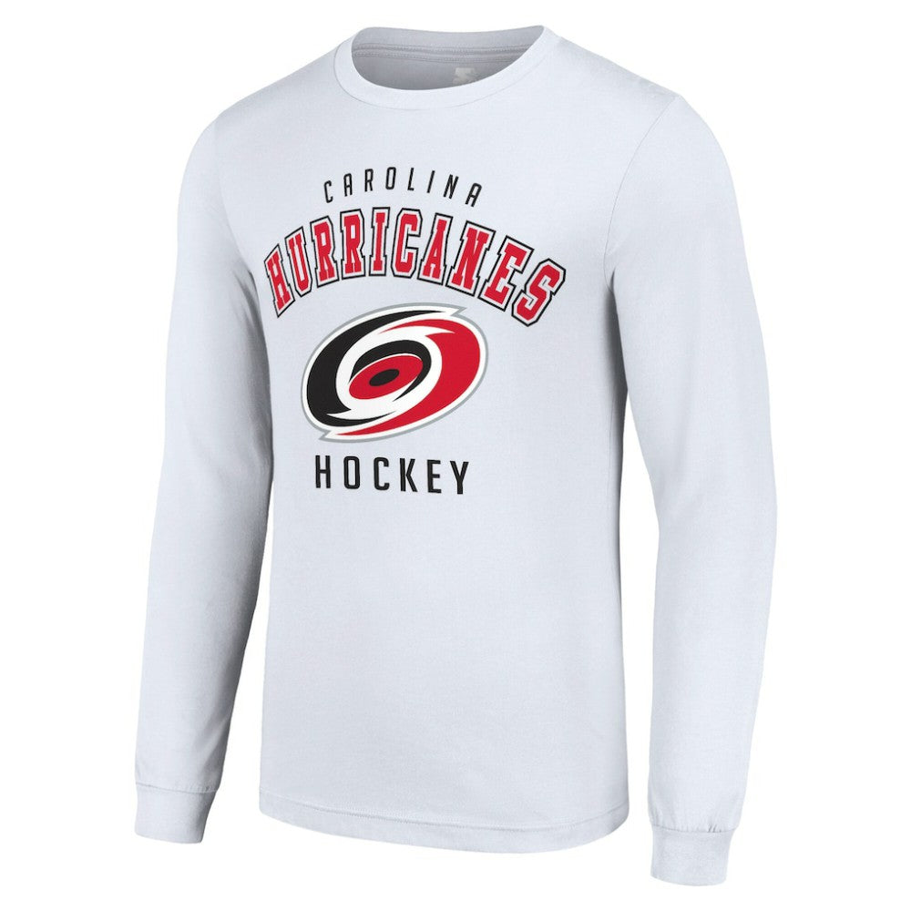 NHL Carolina Hurricanes Starter Logo Long Sleeve T-Shirt - White