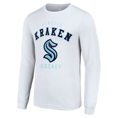 NHL Seattle Kraken Starter Logo Long Sleeve T-Shirt - White
