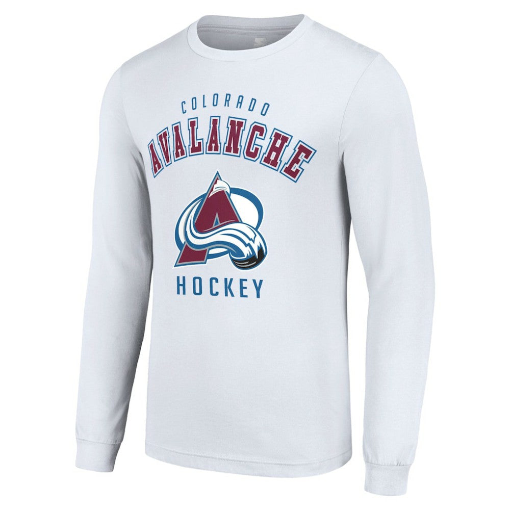 NHL Colorado Avalanche Starter Logo Long Sleeve T-Shirt - White
