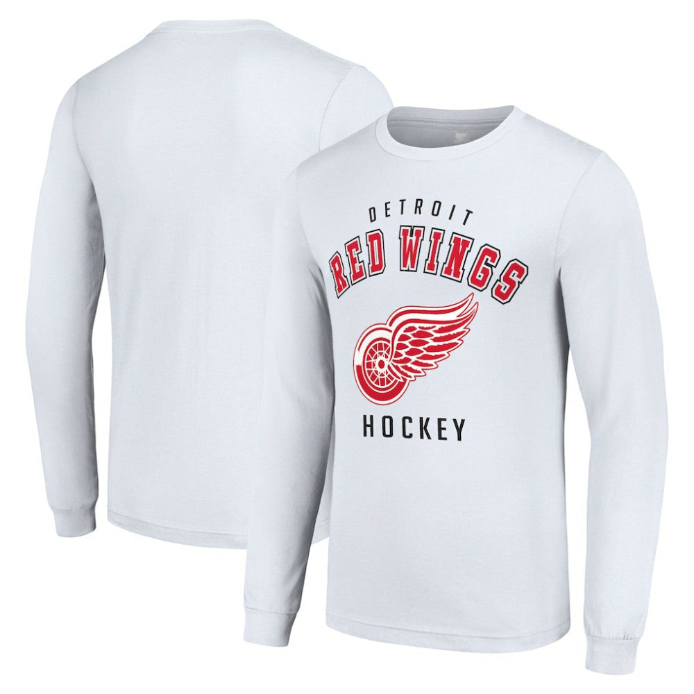 NHL Detroit Red Wings Starter Logo Long Sleeve T-Shirt - White